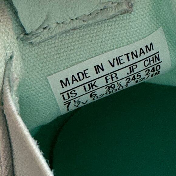 NWT Adidas Nizza Slip-on Cap Toe Canvas‎ Sneaker Aqua Blue Women’s 7.5 US - Picture 9 of 11